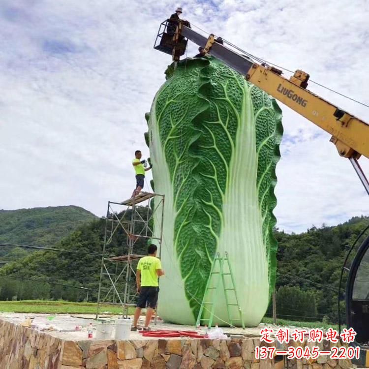 新乡白菜石雕凳给您的景观增添一份精致