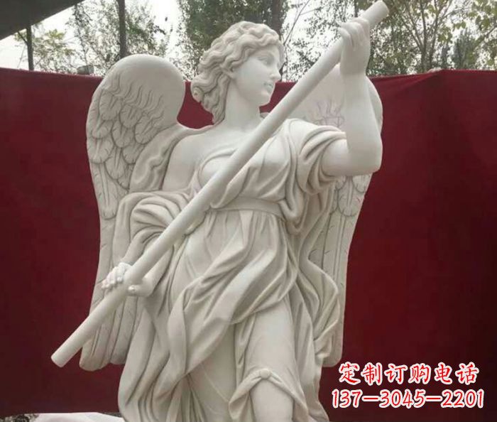 新乡别墅景观天使人物石雕