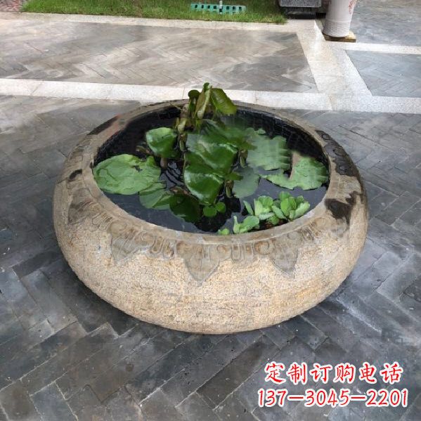 新乡经典古典仿古石雕鱼缸