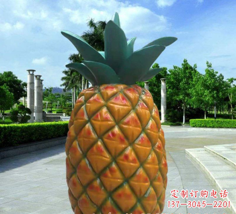 新乡玻璃钢菠萝灯
