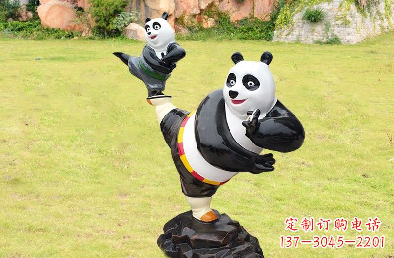 新乡玻璃钢卡通功夫熊猫