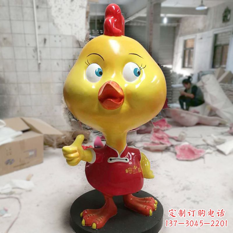 新乡“玻璃钢制造的精美鸡雕塑”