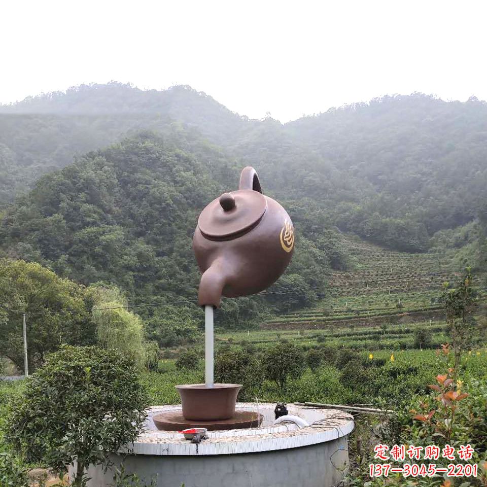 新乡玻璃钢天壶喷泉精致而神奇的雕塑