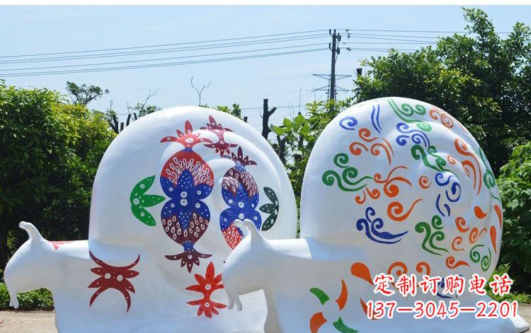 新乡玻璃钢蜗牛一种精美的雕塑