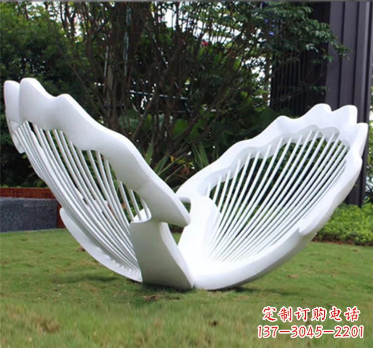 新乡不锈钢贝壳雕塑艺术精品