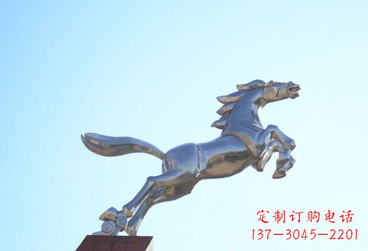 新乡不锈钢奔马雕塑