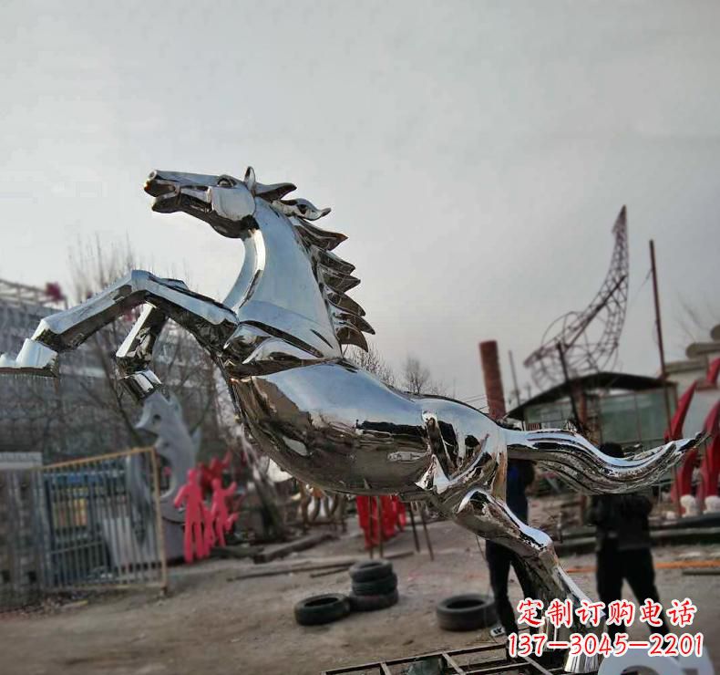 新乡不锈钢奔跑马雕塑