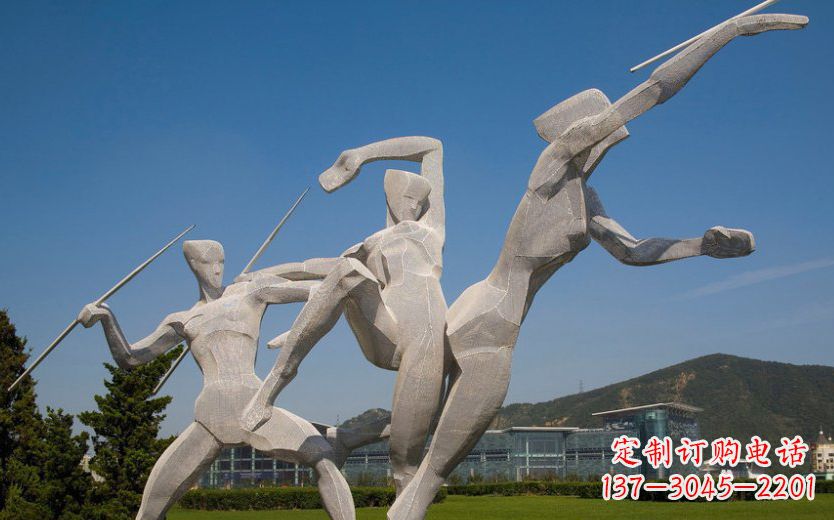 新乡不锈钢标枪雕塑一种新型的艺术形式