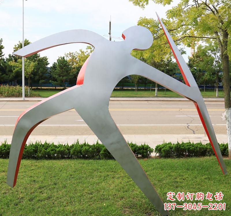 新乡不锈钢标枪雕塑2