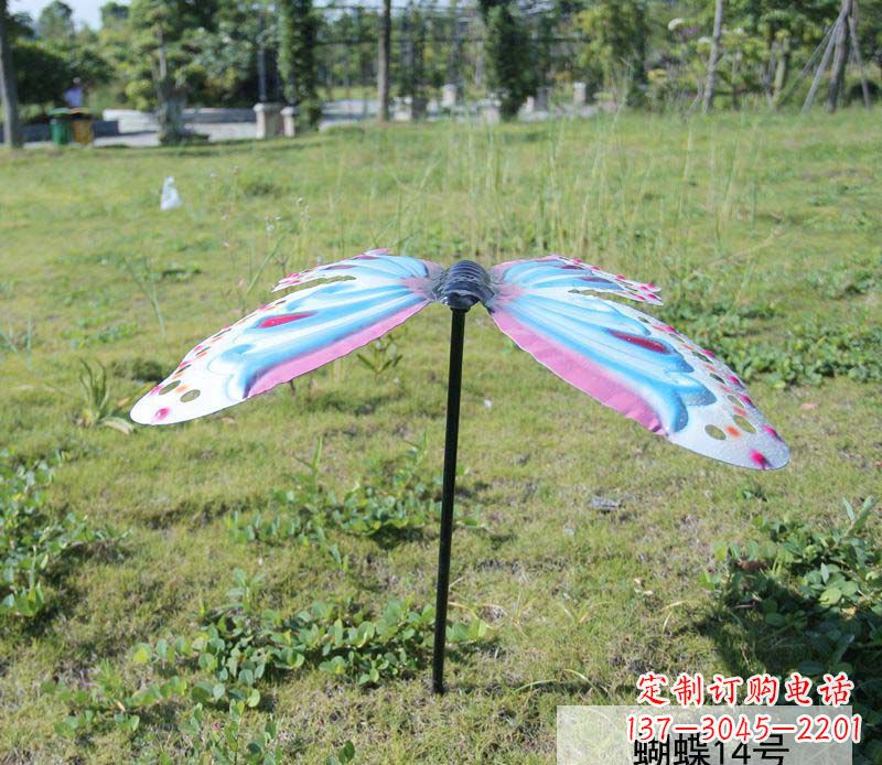 新乡不锈钢彩色蝴蝶雕塑1