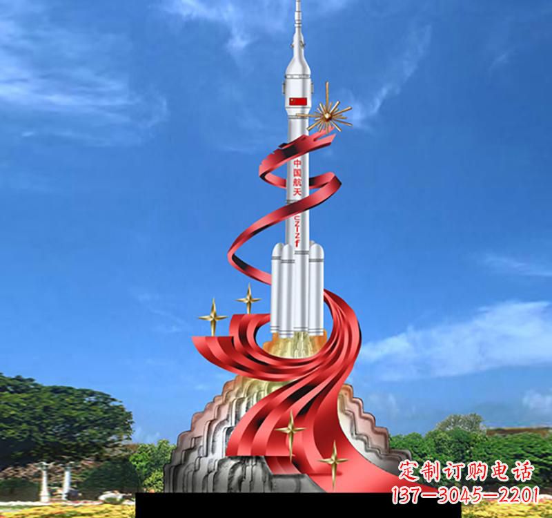 新乡嫦娥飞天——不锈钢嫦娥雕塑