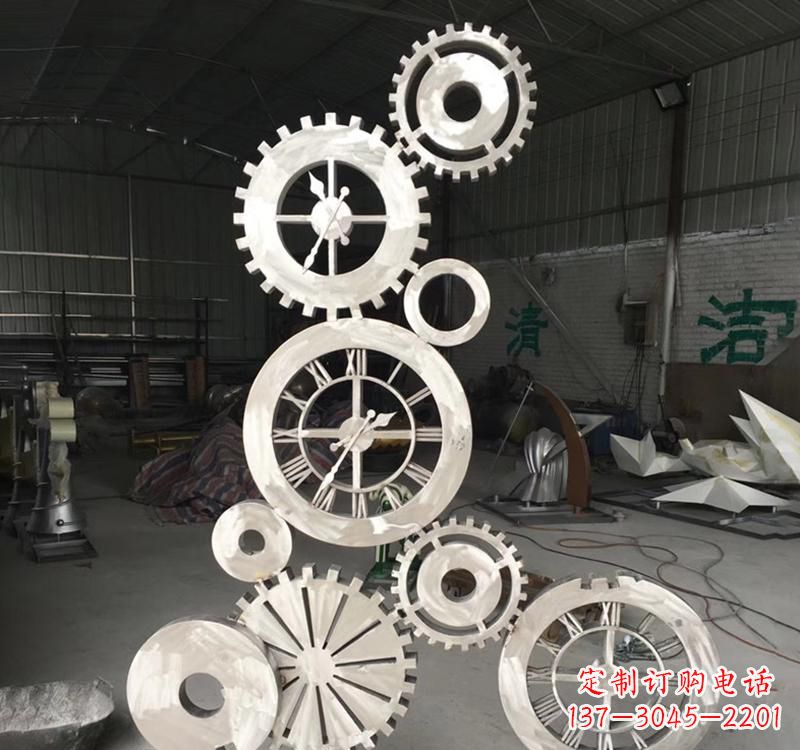新乡齿轮雕塑精致细腻的艺术品