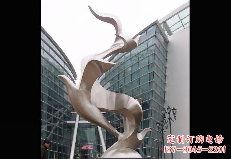 新乡精美的不锈钢大雁雕塑