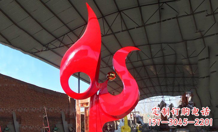 新乡不锈钢抽象动物雕塑
