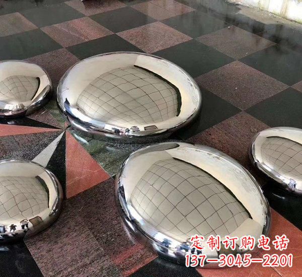 新乡精致的不锈钢鹅卵石雕塑