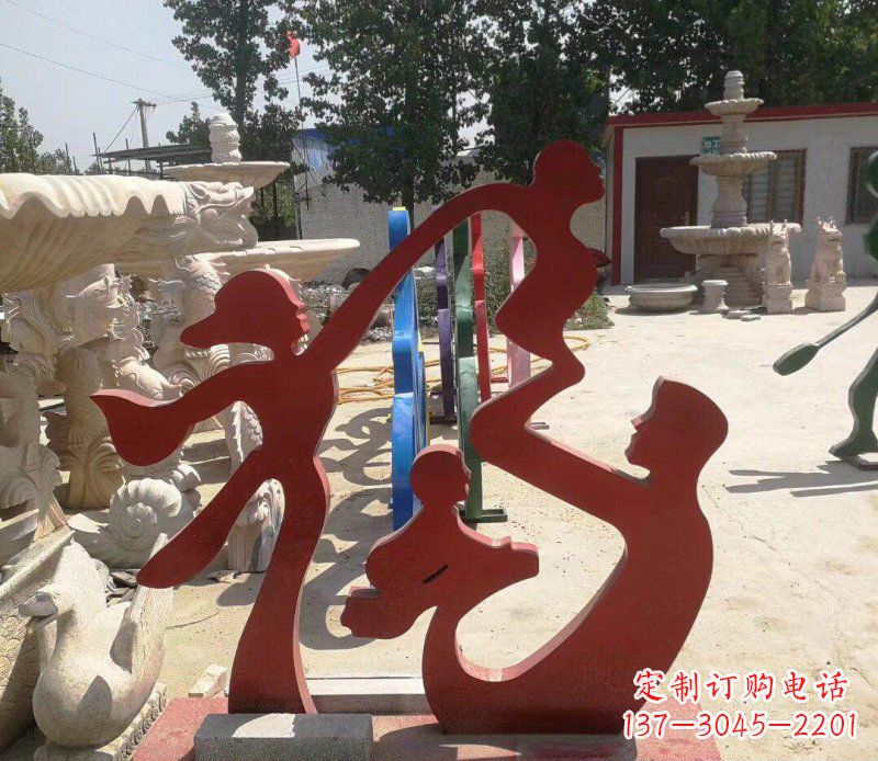 新乡不锈钢福字雕塑