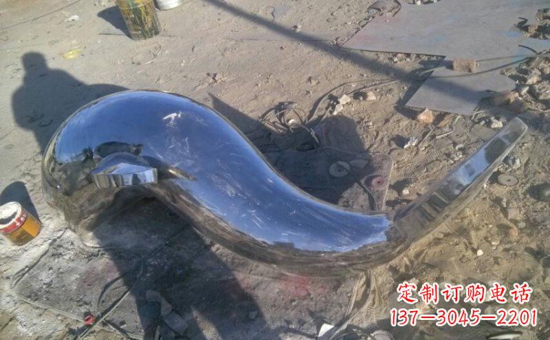 新乡不锈钢海豚雕塑展示优雅美丽