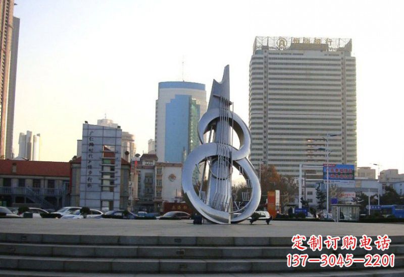 新乡不锈钢吉他雕塑