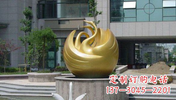 新乡不锈钢天鹅雕塑