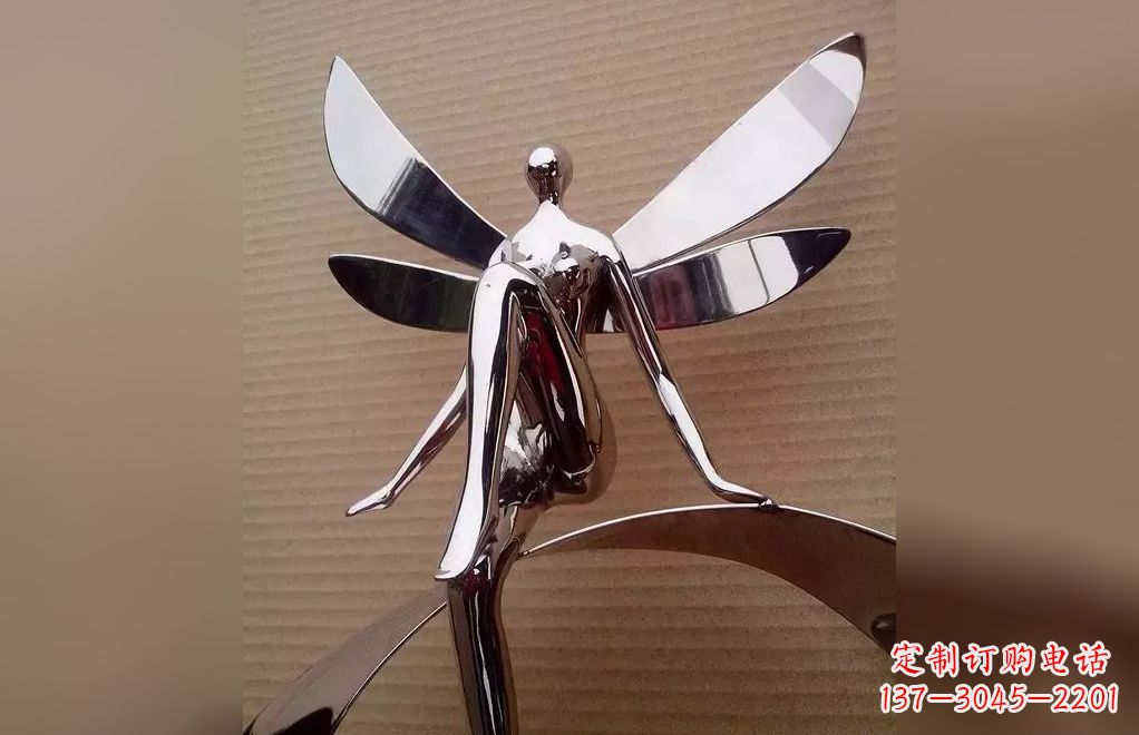 新乡不锈钢天使雕塑