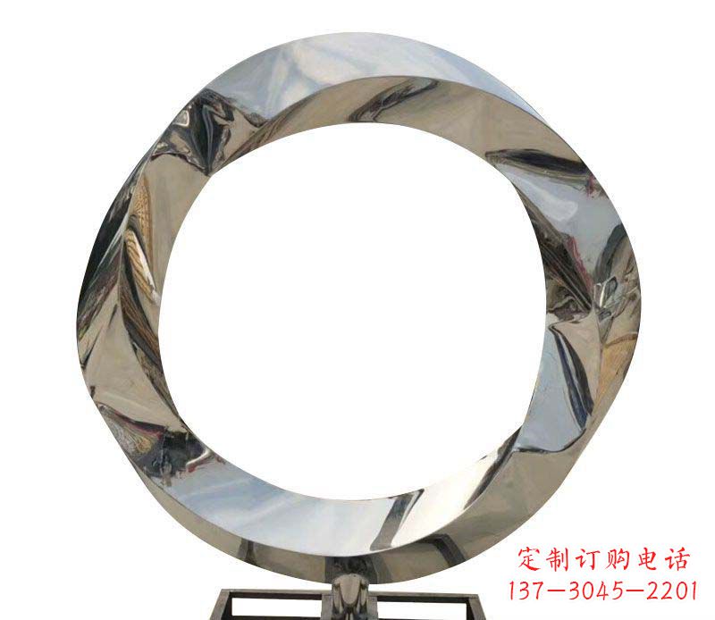 新乡不锈钢抽象圆环