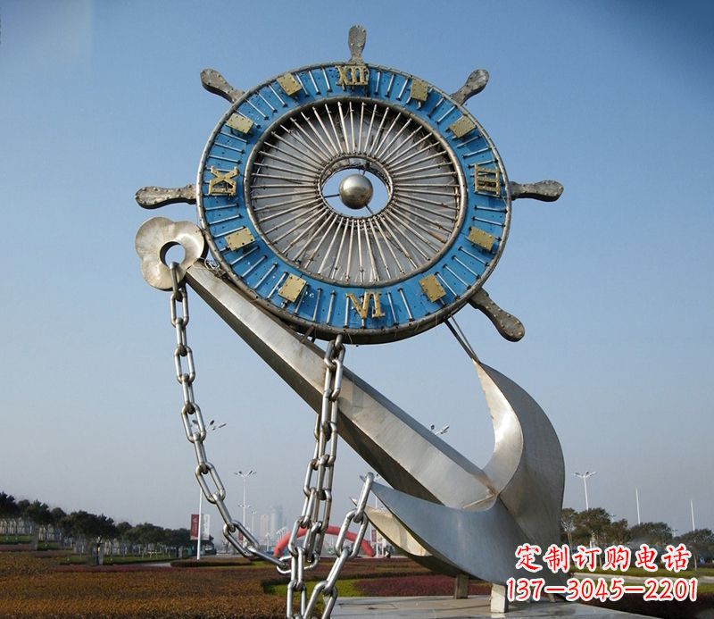 新乡不锈钢船舵雕塑展现精湛工艺