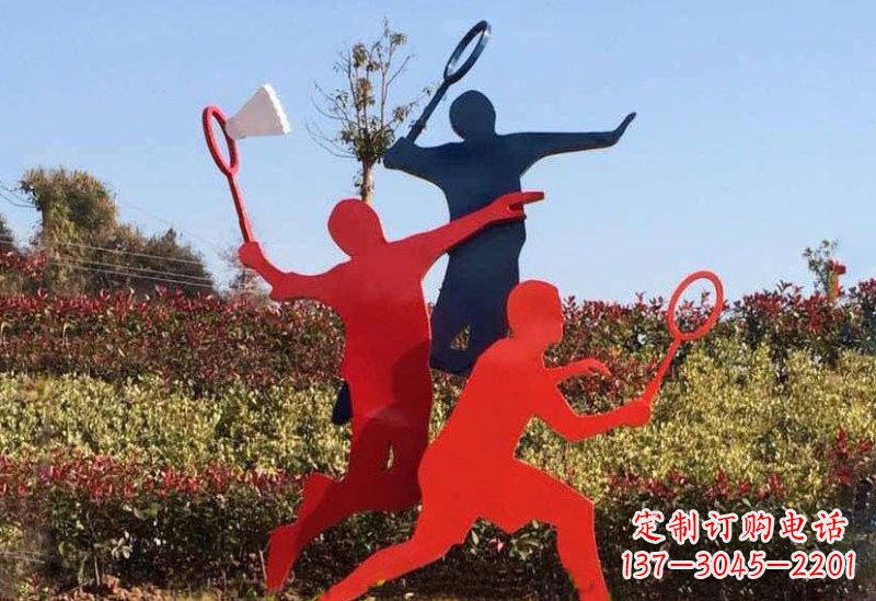 新乡不锈钢羽毛球雕塑精美绝伦