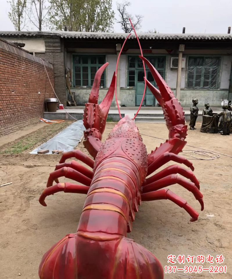 新乡不锈钢大龙虾雕塑雕塑之美