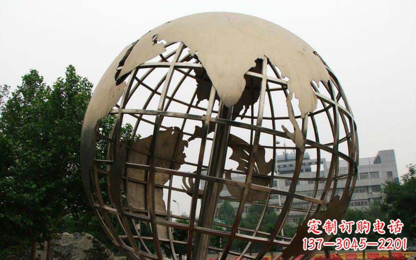 新乡不锈钢地球雕塑精彩的艺术景观