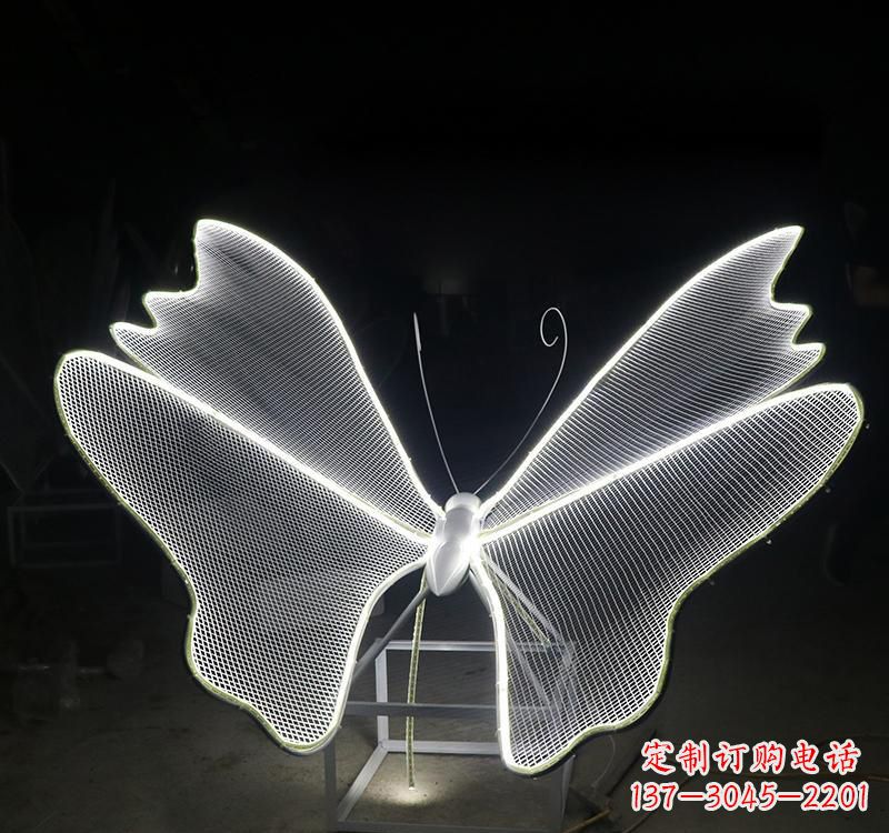 新乡不锈钢灯饰蝴蝶雕塑