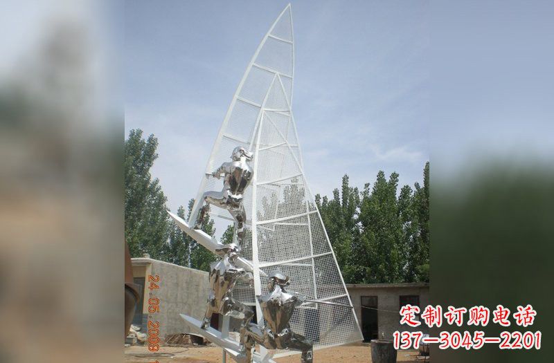 新乡不锈钢帆船比赛雕塑
