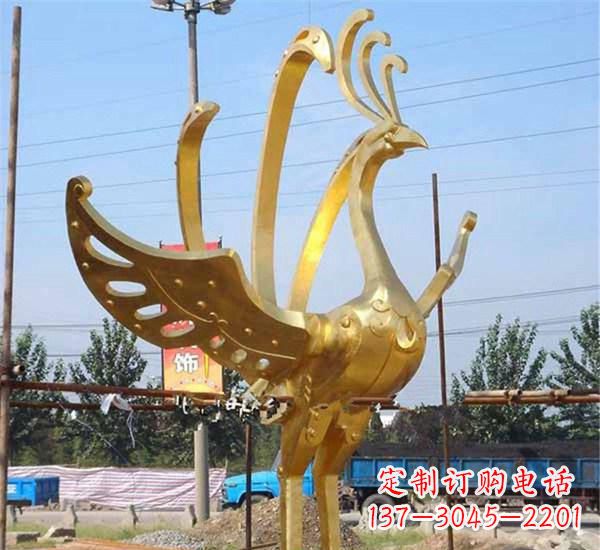 新乡不锈钢凤凰雕塑