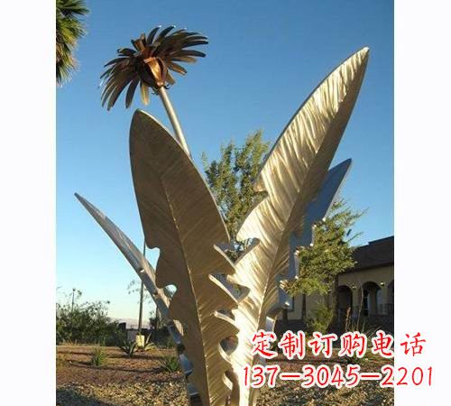 新乡不锈钢蒲公英雕塑——点缀公园美景