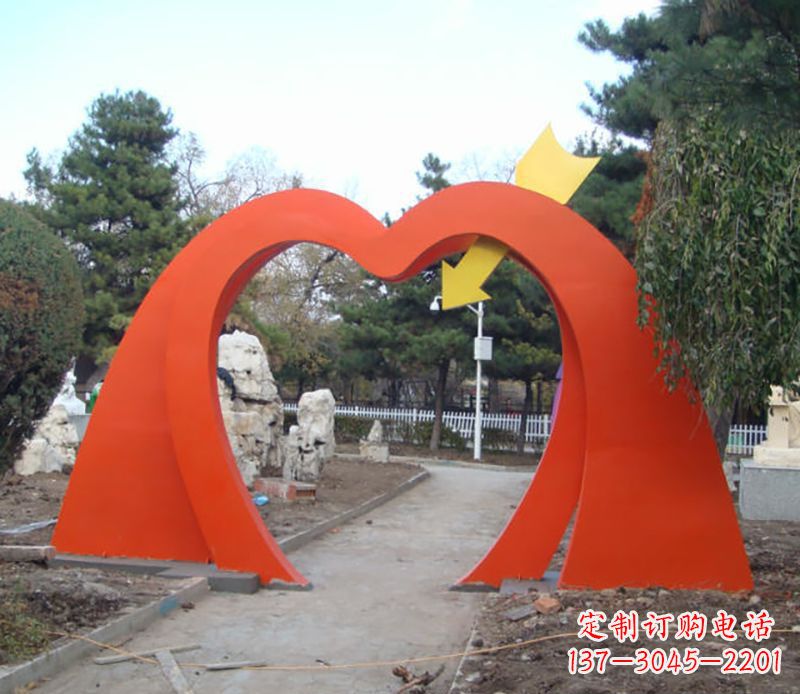 新乡不锈钢拱门雕塑