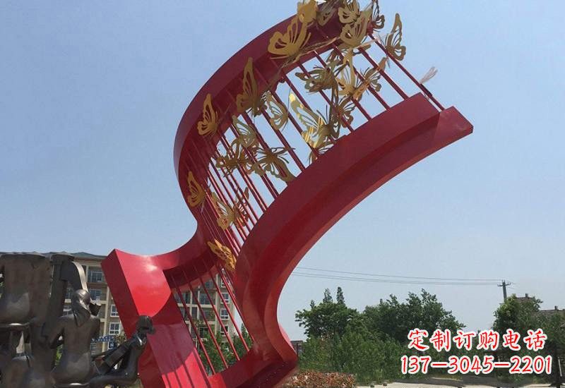 新乡不锈钢蝴蝶灵动的艺术雕塑