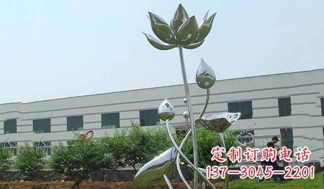 新乡不锈钢荷花雕塑