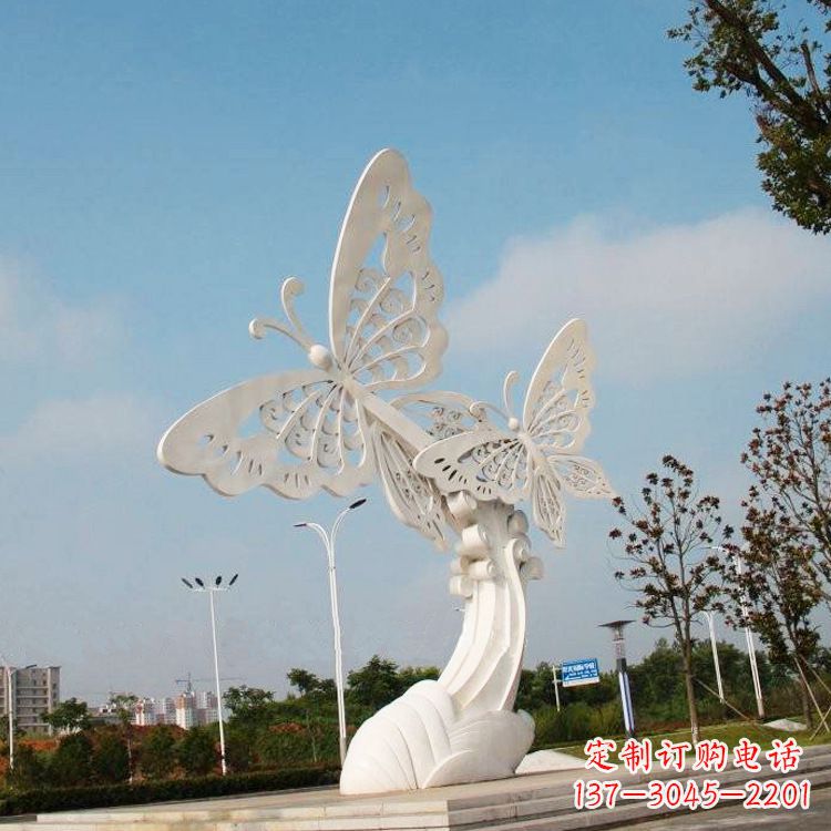新乡不锈钢蝴蝶雕塑——美丽传递自然之美