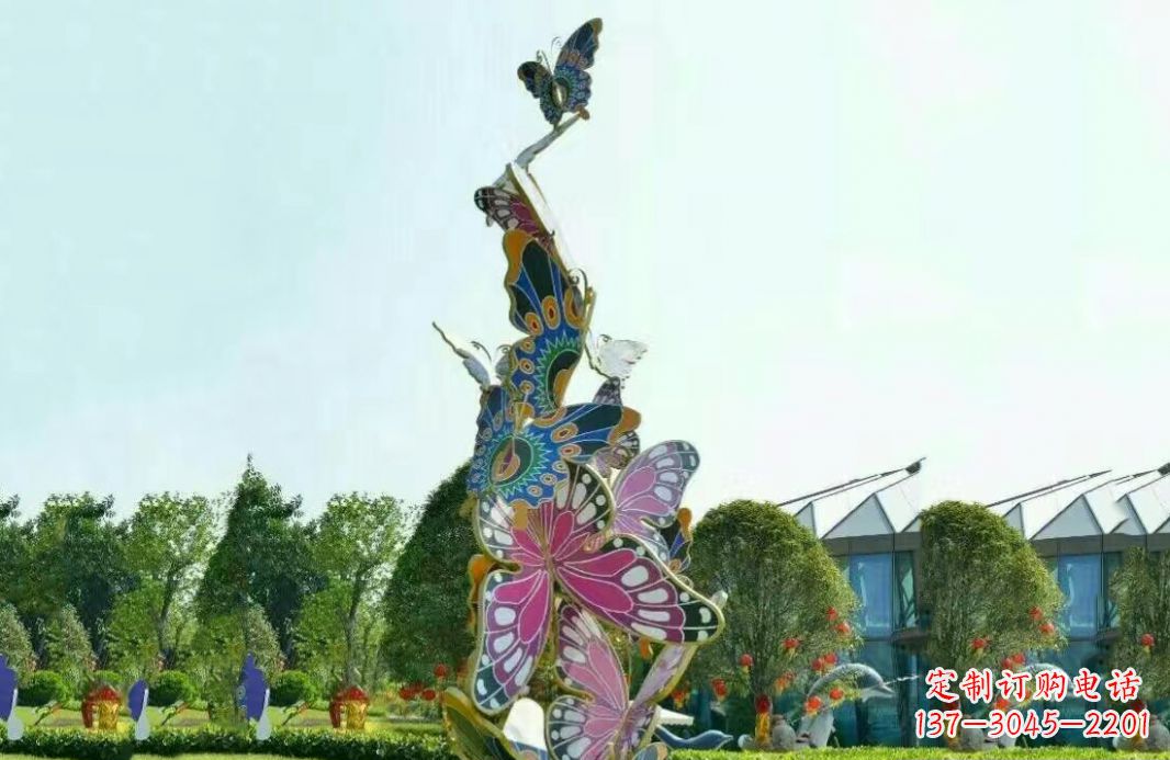 新乡不锈钢蝴蝶美丽的雕塑之美