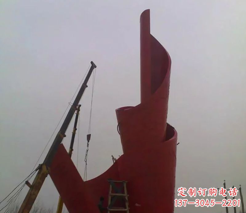 新乡不锈钢火炬雕塑点燃社会进步的火炬