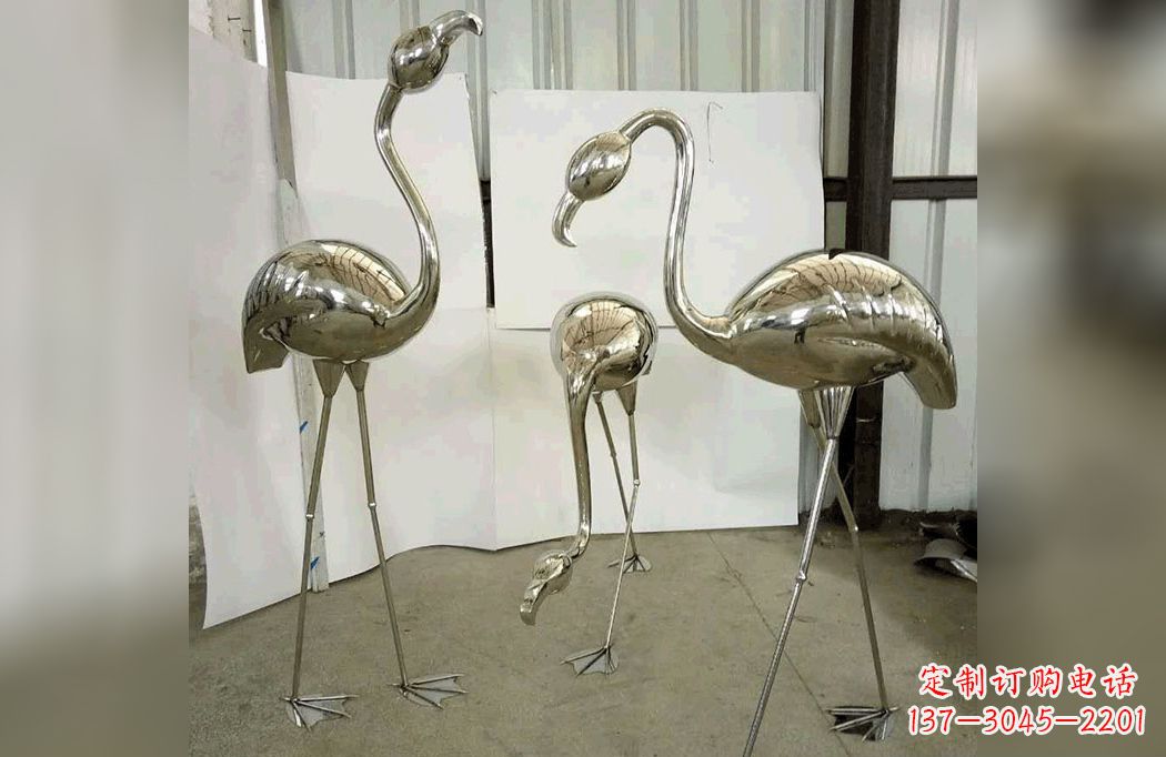新乡不锈钢火烈鸟——雕塑之美
