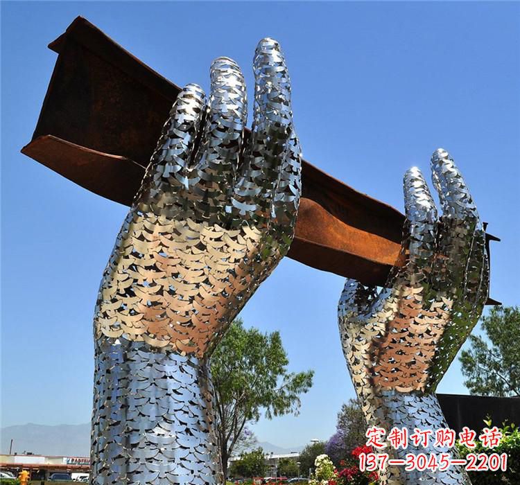 新乡不锈钢拱门雕塑精美绝伦