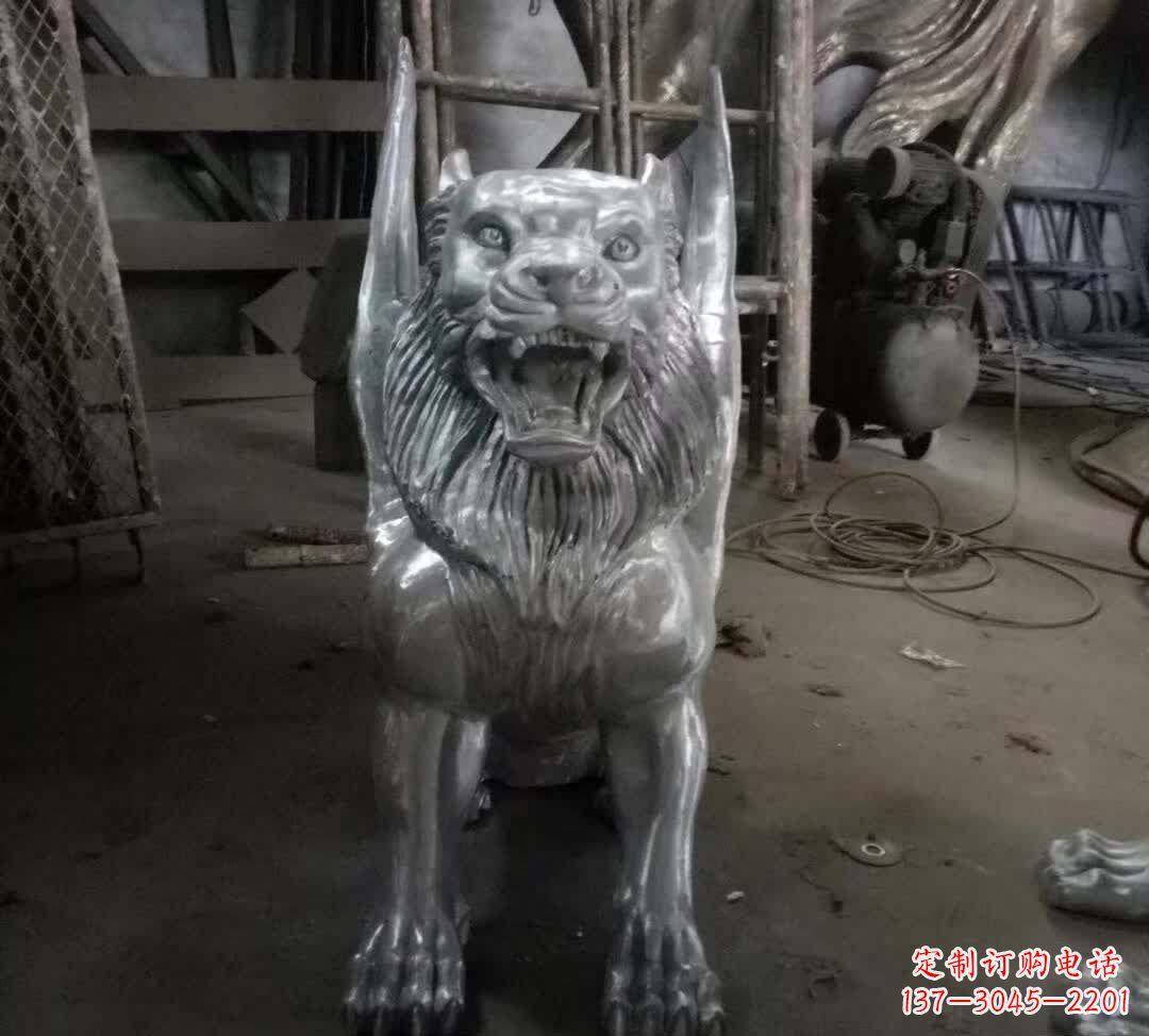 新乡不锈钢老虎雕塑经典的艺术品