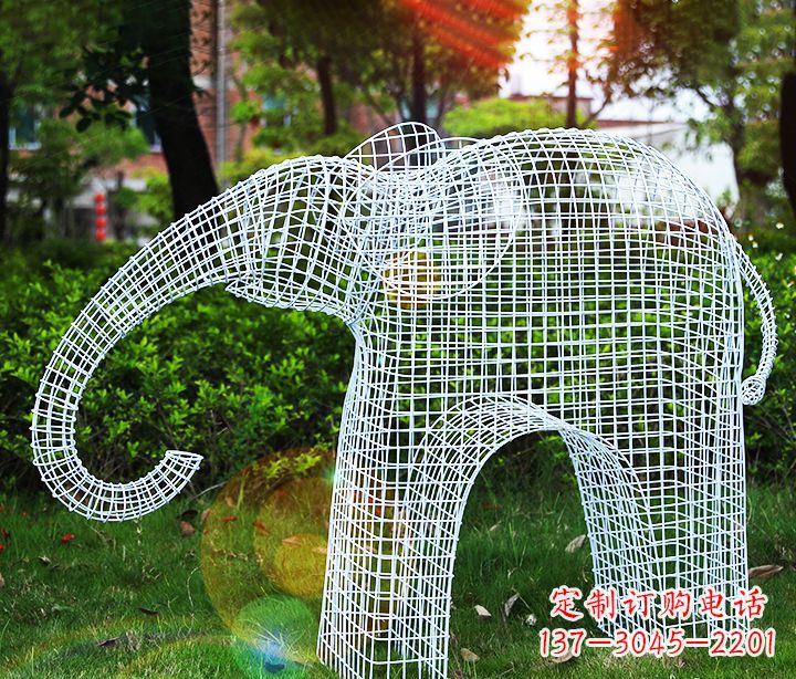 新乡不锈钢大象雕塑给城市带来美丽的艺术
