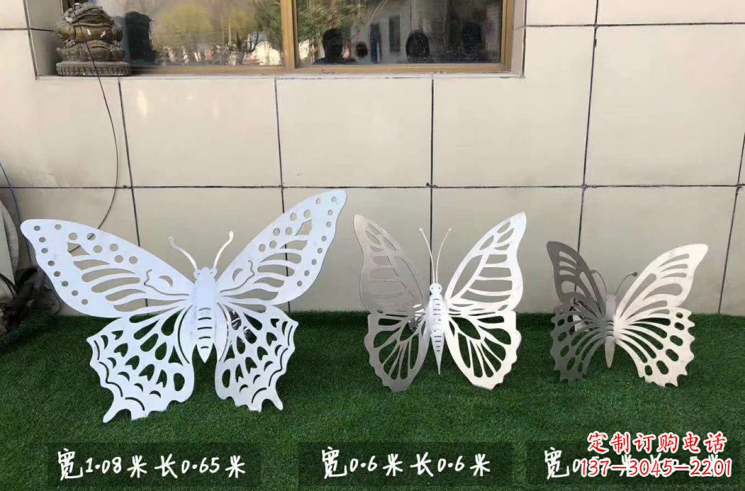 新乡不锈钢镂空蝴蝶公园雕塑——精美绝伦