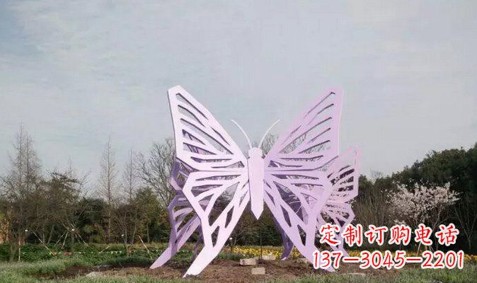 新乡不锈钢蝴蝶雕塑美丽的艺术装点