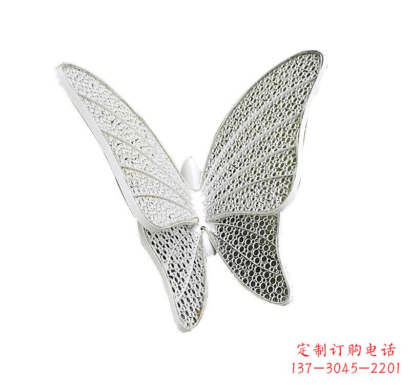 新乡不锈钢绿地蝴蝶雕塑