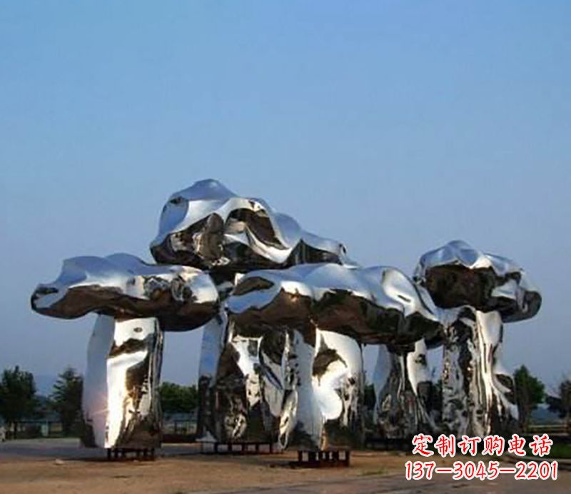 新乡不锈钢蘑菇雕塑——一次惊艳的艺术之旅