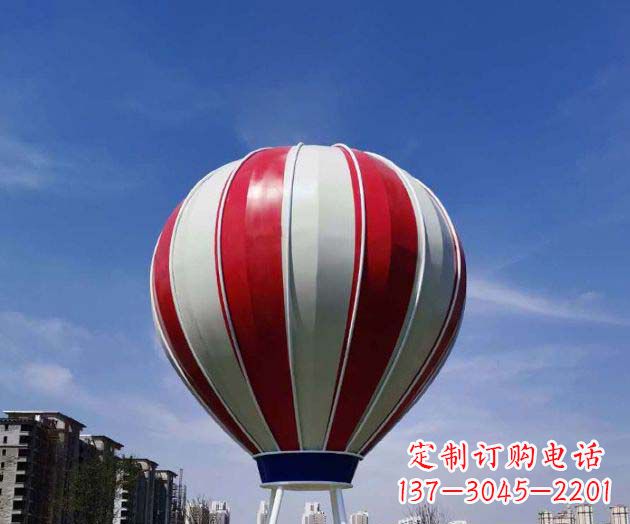 新乡不锈钢热气球雕塑给景观增添精彩
