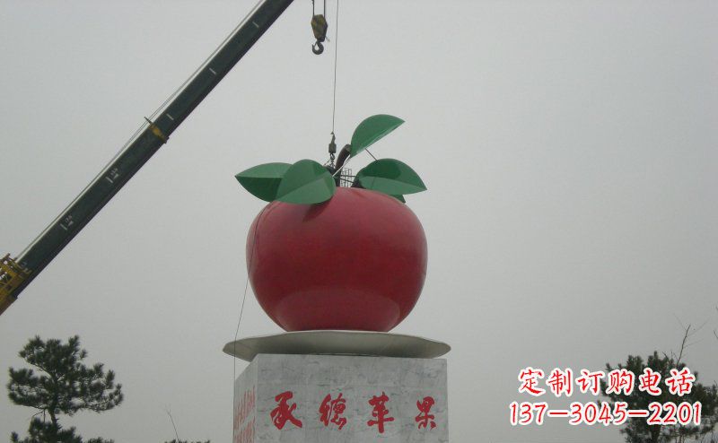 新乡不锈钢苹果雕塑艺术与美学的完美结合
