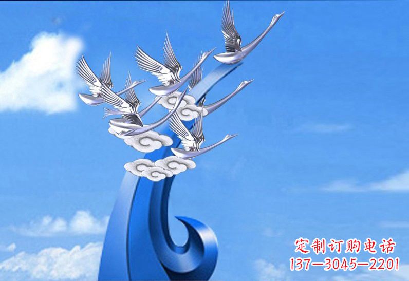 新乡不锈钢仙鹤美化环境
